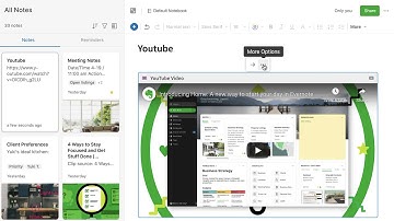 View YouTube videos inside Notes in Evernote