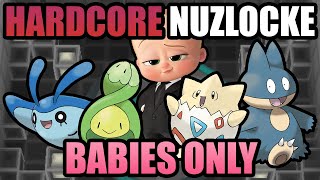 Pokémon Platinum Hardcore Nuzlocke - Baby Pokémon Only! (No items, No overleveling)