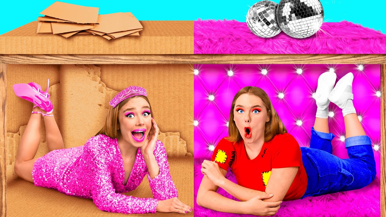 Chambres Secrètes Sous Le Lit | Riche vs Pauvre Défi par GoFun ...