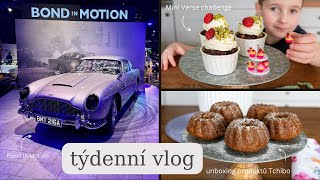 TÝDENNÍ VLOG č. 9 | výstava Bond in Motion | Tchibo workshop | pistáciový dort