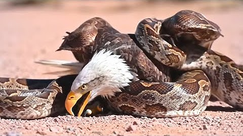 Animal Rescue: Eagle Rescued from Giant Python Attack