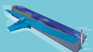 Tutorial: Intake Channel Design with OpenFOAM and Salome - Animation