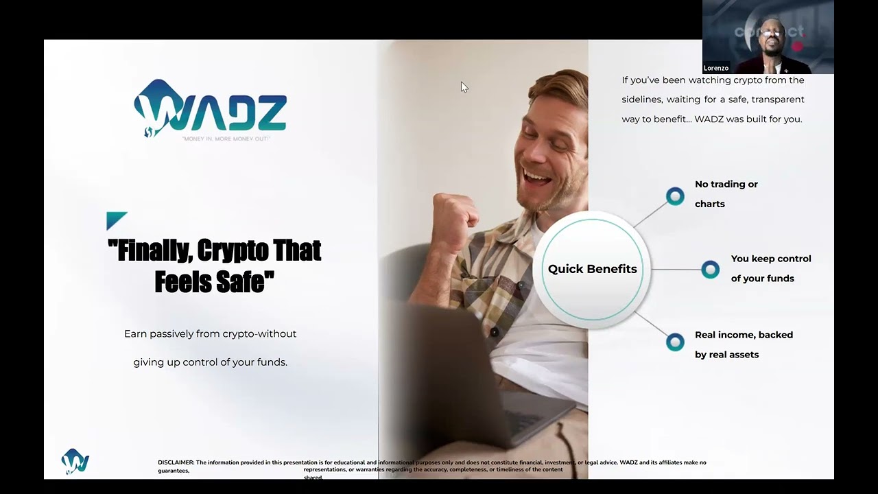 C29: WADZ Business Presentation | How to Earn Daily Through Liquidity Provision. 