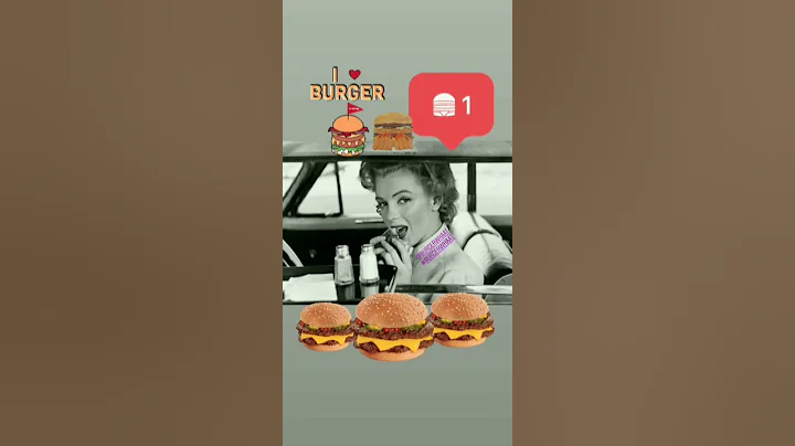 Marilyn Monroe eats burgers too!