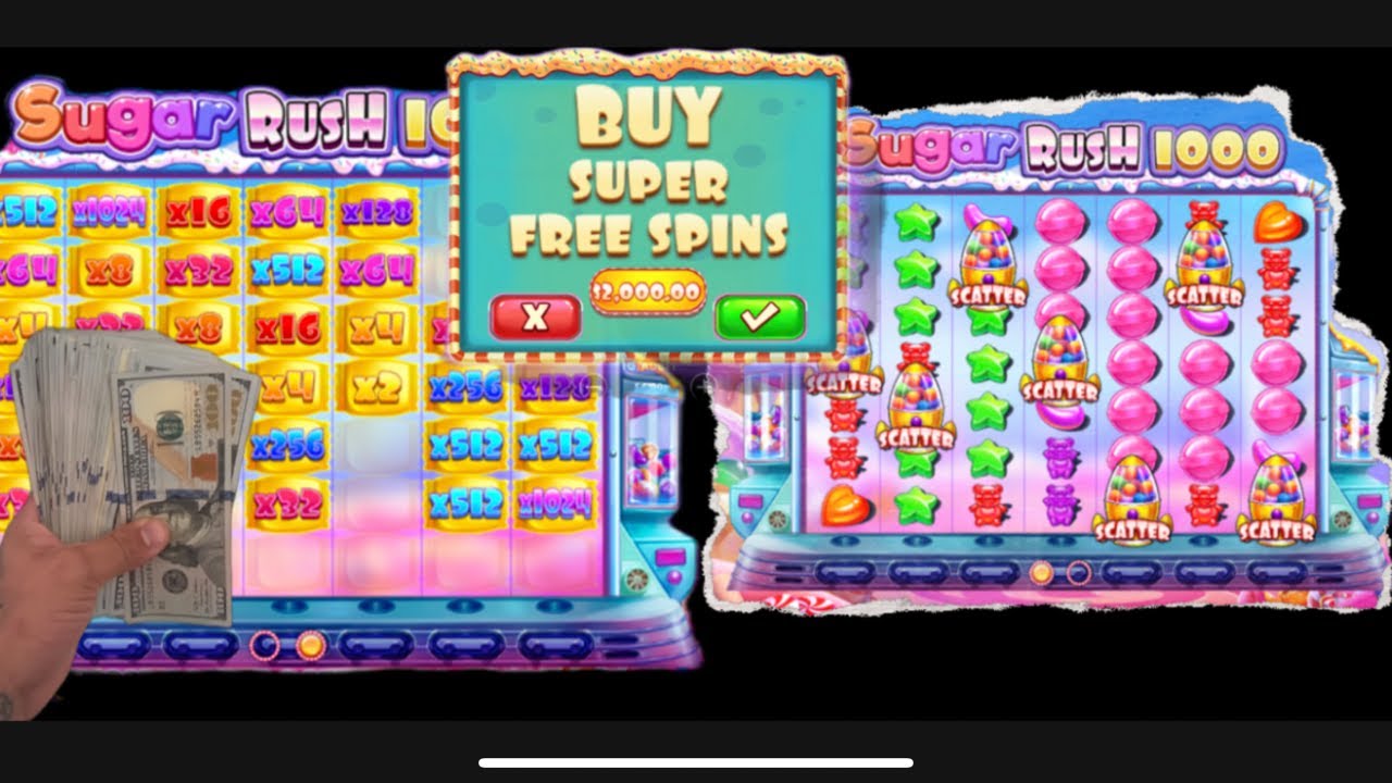 BUY SUPER FREE SPINS ON SUGAR RUSH 1000 - ENTER SLOT - YouTube