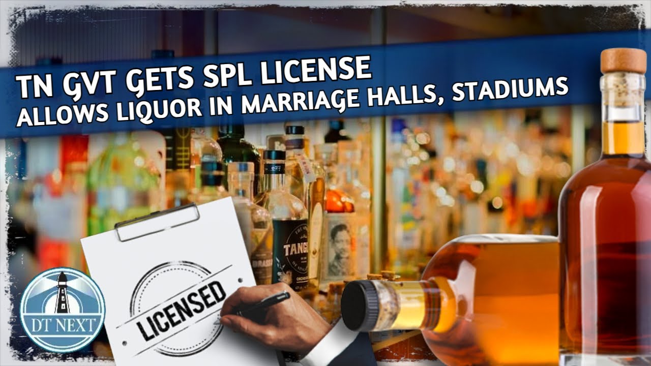 TN gvt gets spl license for allowing liquor in marriage halls, stadiums