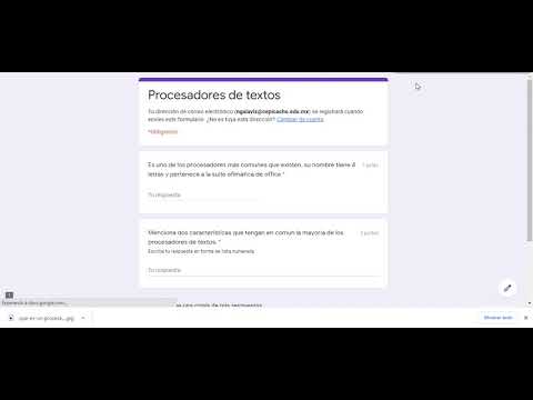 Pregunta tipo párrafo