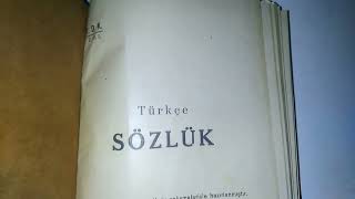 1945 - Türkçe Sözlük Kemalizm Türkün Dinidir Türk Dil Kurumu