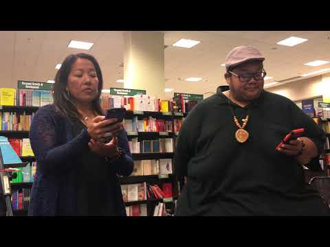 Arlene Biala And Lorenz Mazon Dumuk At Open Mic Barnes And Noble
