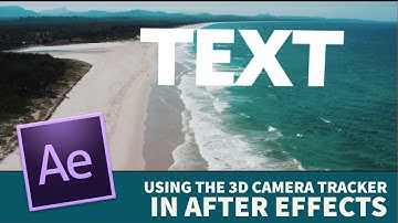 Using the 3D CAMERA TRACKER in AFTER EFFECTS *VERY SIMPLE*