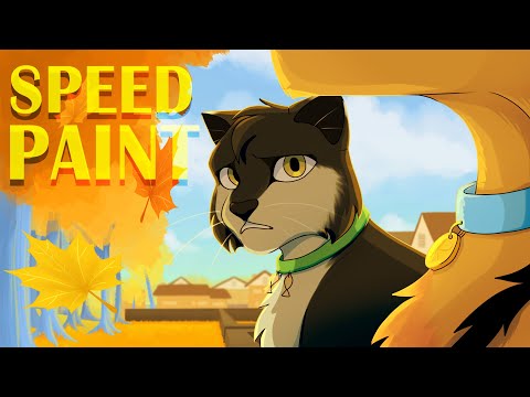 Love You In The Fall Thumbnail Entry || Speedpaint