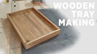 Wooden tray making / DIY #woodworking #diyprojects