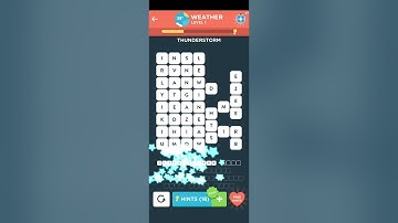 Wordbrain 2 Word Winner Weather Level 1 | Wordbrain 2 Weather Level 1