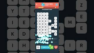 Wordbrain 2 Word Winner Weather Level 1 | Wordbrain 2 Weather Level 1
