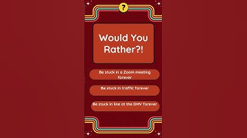 Would You Rather? 🤪 Fun, Crazy & Hilarious Choices Game | Interactive Quiz Shorts