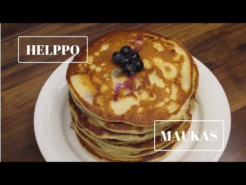 Amerikkalaiset pannukakut HELPOSTI ja NOPEASTI (hyvä ohje). 