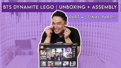 BTS DYNAMITE LEGO | UNBOXING + ASSEMBLY | PART 4 | FINAL PART!!!