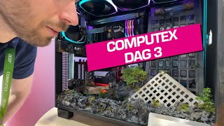 Computex Dag 3 - Bruna produkter, akvarium och träkopior