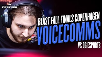 BLAST Fall Finals Voicecomms - Versus OG Esports | Ninjas In Pyjamas