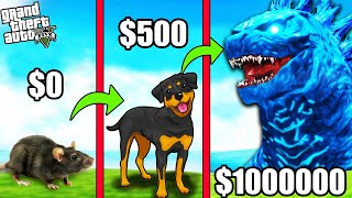 FRANKLIN Become CHEAPEST To MOST EXPENSIVE ANIMAL in GTA 5...