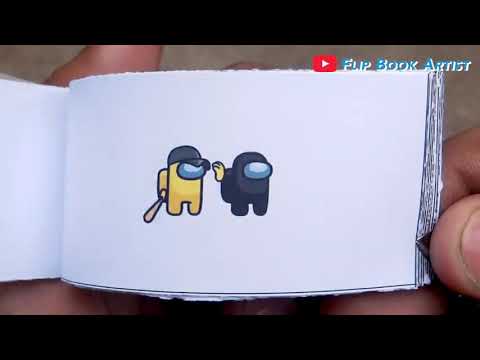Among Us Game Flipbook | Among Us Kill Flipbook | Flip Book Artist 2020 ...