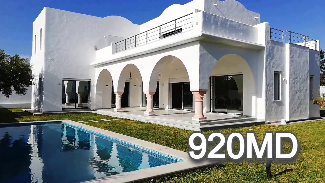 Villa Monchar #Hammamet sud Tunisie | Agence Ghalleb