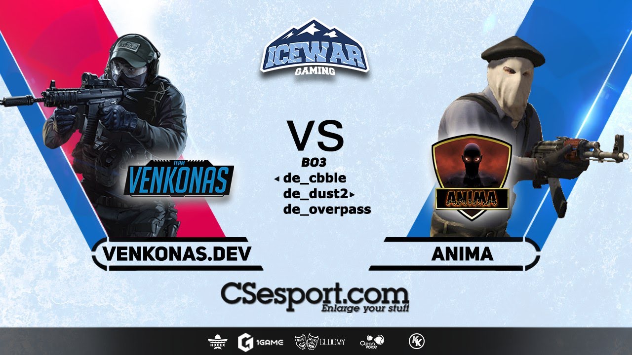 Venkonas.dev vs. Anima | ICEWAR TYPICAL CUP #8 | BO3 | Cobblestone