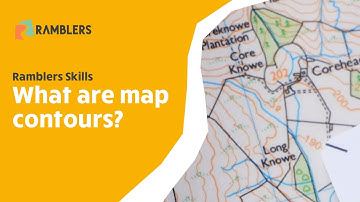 What are map contours?