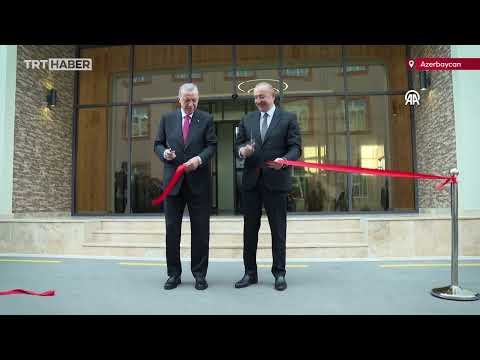 Cumhurbaşkanı Erdoğan ve Aliyev, Nahçıvan Askeri Kompleksi'nin açılışını yaptı
