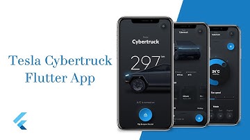Tesla Cybertruck App - Part 1 - Flutter UI - Speed Code