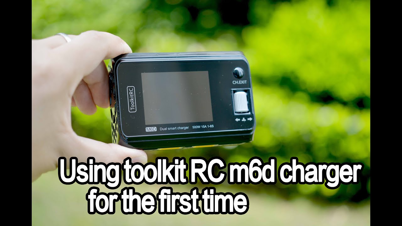 Using toolkit RC m6d charger for the first time！ToolKitRC dual 500W