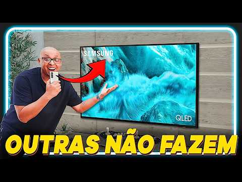 O que ela faz NÃO VÍ EM OUTRAS! Samsung AI TV 55" QLED 4K Q7F 2025!