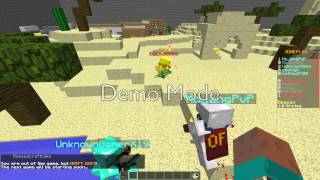 UnknownGamerX19 Aimbot Hacking in Team Deathmatch 2.0 on Mineplex