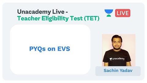 PYQs on EVS | TET | CTET | UPTET | 2019 | Sachin Yadav