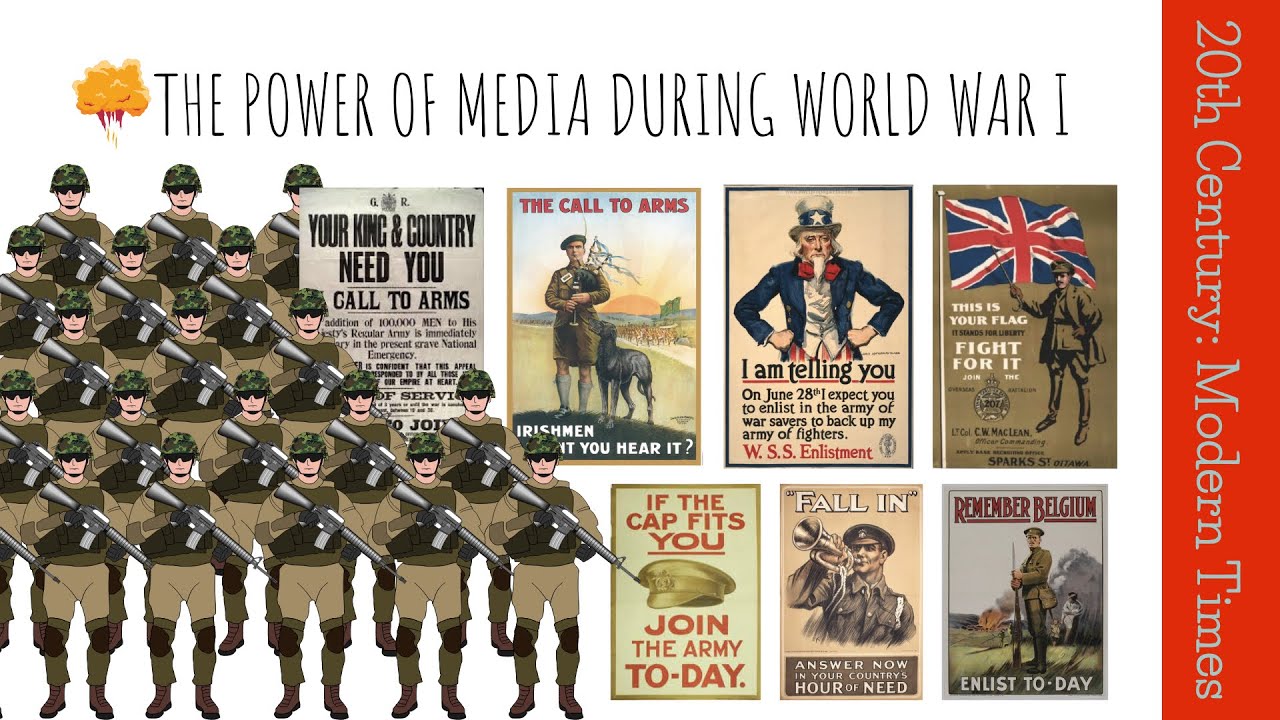 The Power of Media During World War 1 | Mass Communication Masterclass ...