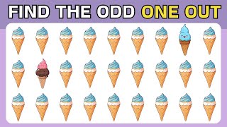 Find the ODD One Out | Sweets & Drinks Emoji Quiz 🍧🥤 | Easy, Medium, Hard Levels 🆕