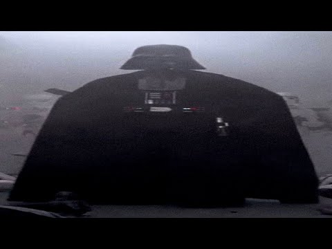 Wide Darth Vader walking