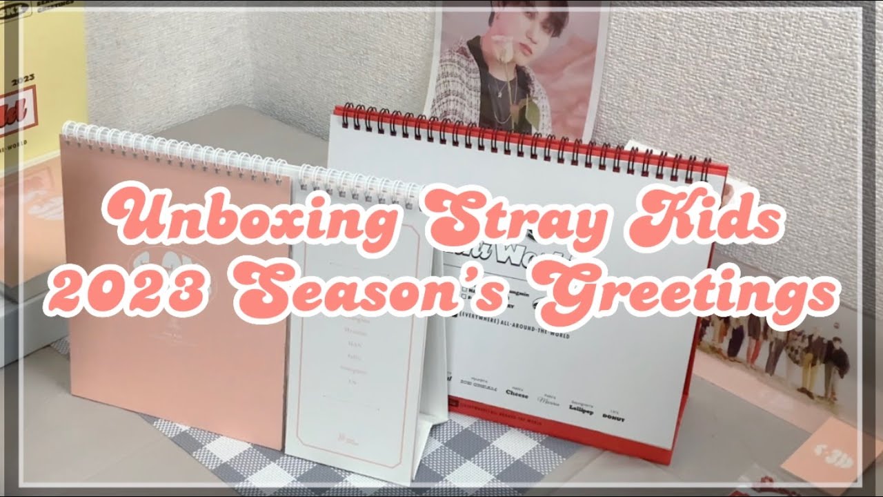 Stray Kids / スキズ - 2023 シーグリ開封動画 ((早送り)) - Unboxing Season’s Greetings