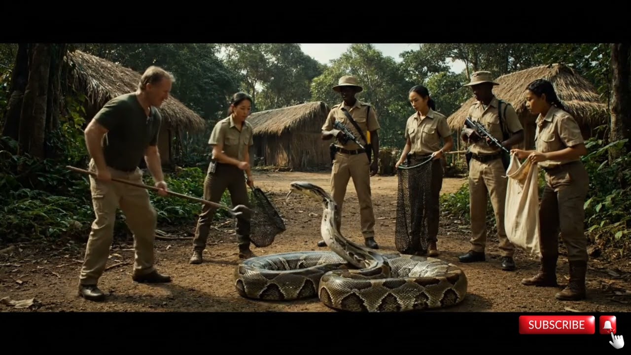 Courageous Rescue Team Battles a Giant Python to Save an Innocent Cow | Real-Life Heroic Rescue