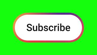 Youtube Subscribe button light up green screen