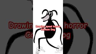 Drawing speed horror Cartoon Dog #drawing #art #horror #creepy #analoghorror