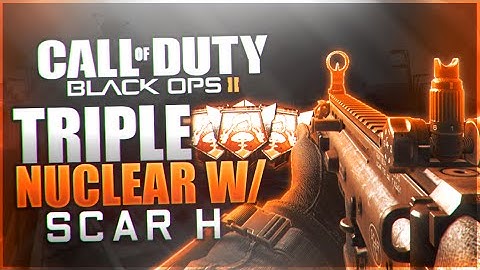 Black Ops 2 - FAST TRIPLE NUCLEAR w/ SCAR-H ON NUKETOWN 2025! (COD BO2 INSANE TRIPLE NUCLEAR)
