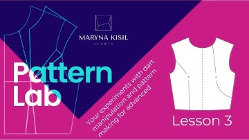 Dart manipulation to neckline and side line #dartmanipulation #sewingtutorial #patternmaking 