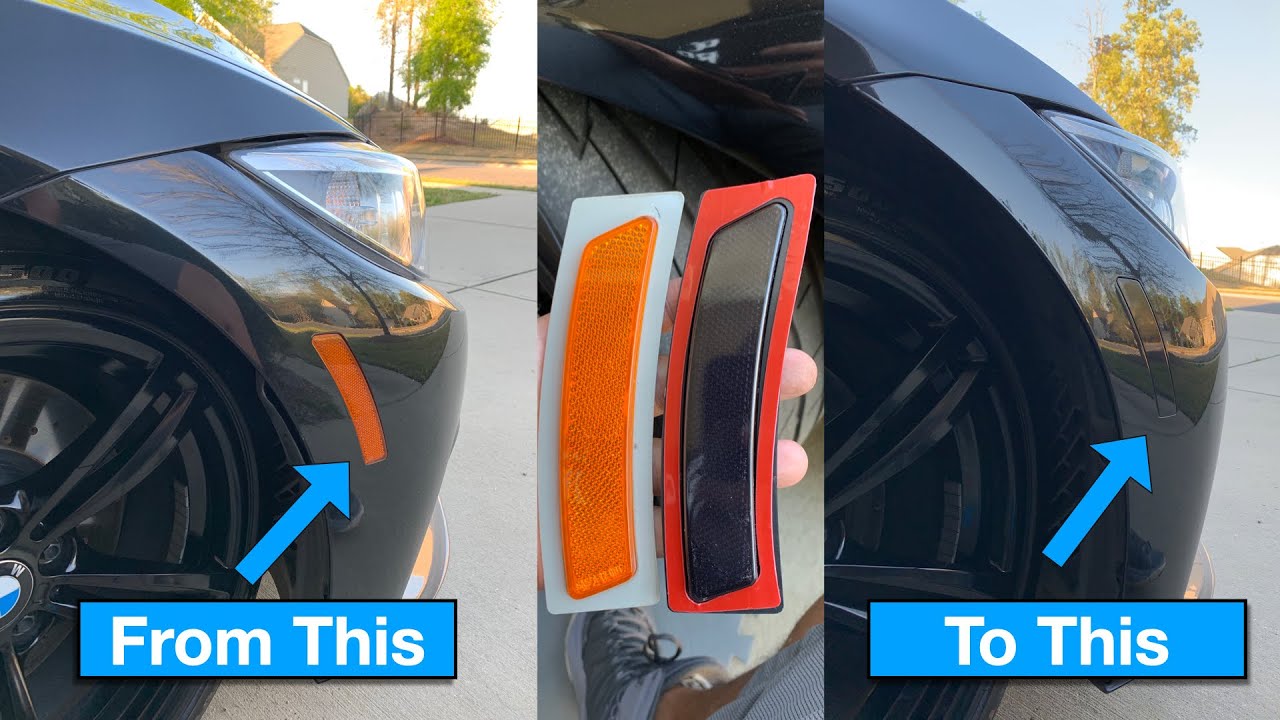 BMW Side Reflectors/Markers Install F30, F32 YouTube