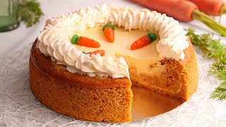 Tarta de Queso y Zanahoria | Carrot Cake Cheesecake súper Delicioso 😋💕
