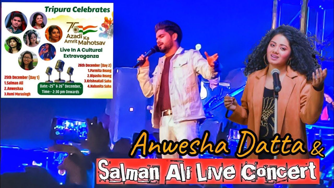 Indian Idol winner Salman Ali Live Concert -Azadi Ka Amrit Mahotsav - Ft. Anwesha Dutta & Salman Ali
