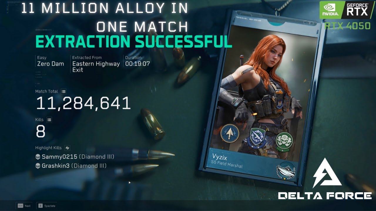 Easiest 11M in delta force Zero Dam easy I have ever made.