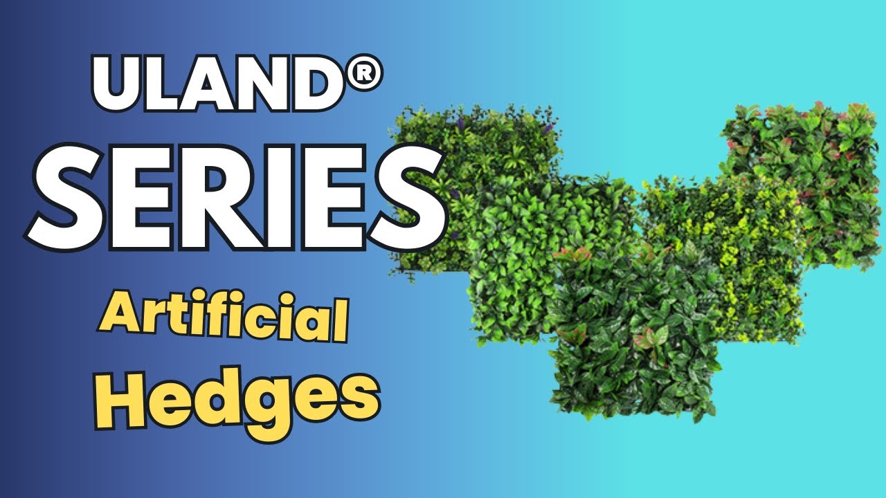 🌿 ULAND Artificial Hedge Panels | UV Resistant, Realistic & Built to Last
