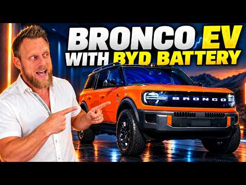 Ford Just Confirmed A Bronco With A BYD Battery and 900km Range