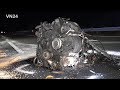 25.10.2019 - VN24 - Fuchs verursacht Unfall - Motor fliegt hunderte Meter über A46